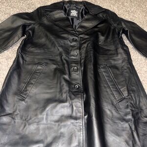 Women's Leather Coat Size XL